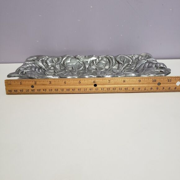 King Arthurs Court Lily Pattern Serving Candy Dinner Tray 1q"×5.5"×1" - Picture 7 of 9